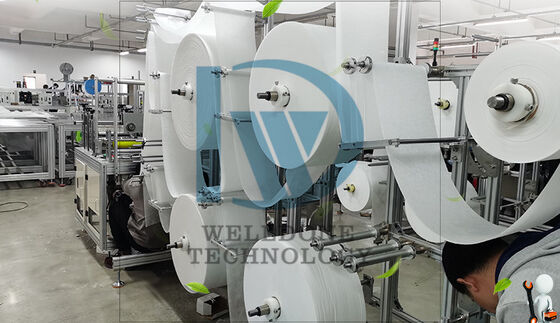 Thiết bị phụ trợ 15.5kw để sản xuất thân khẩu trang FFP3 FFP2 N95