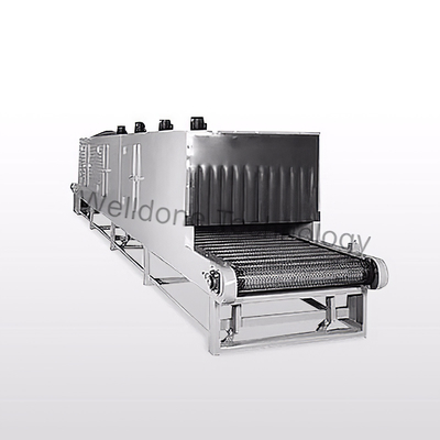 SUS316L Chất liệu máy sấy băng tải không khí nóng Tốc độ sấy cao cho sấy than