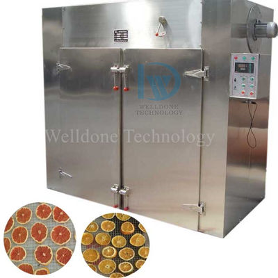 Máy làm khô thương mại Không khí nóng lưu thông 144Trays Máy làm khô lò chế biến thực phẩm và trái cây Máy khô nước dung lượng lớn