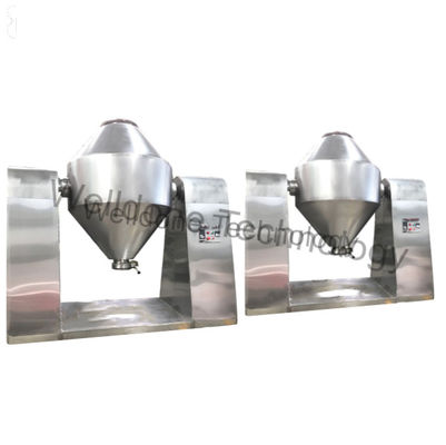 100L Double Cone SUS316L Máy sấy chân không xoay Máy phát hơi Condenser Nhà máy chế biến thực phẩm