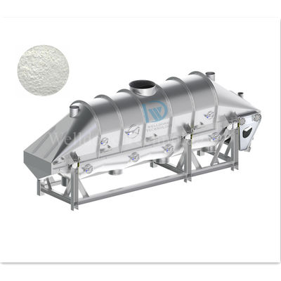 Máy sấy giường chất lỏng rung động liên tục được chứng nhận GMP để sấy hạt lúa mì