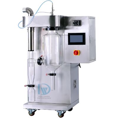 Máy sấy phun vòng kín SD-51 Lab Small với điều khiển nhiệt độ 30~300℃, công suất bay hơi 1kg/h và điện áp 220V-480V