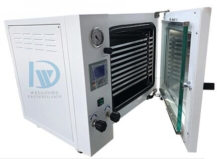 Máy sấy chân không phòng thí nghiệm tự động với điều khiển nhiệt độ 30 ~ 300 ° C và bảo hành 2 năm cho mức độ an toàn cao