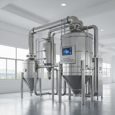 Được sản xuất theo yêu cầu và giảm giá lớn Tiêu thụ ít năng lượng hơn Quy trình máy sấy phun ngắn hơn