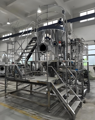 Máy sấy phun SUS316L với hiệu suất sấy 70% cho các ứng dụng vệ sinh cao