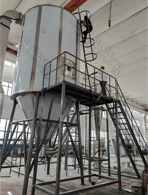 Máy sấy phun SUS316L với hiệu suất sấy 70% cho các ứng dụng vệ sinh cao
