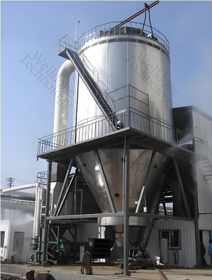 Máy sấy phun sữa chống dính chi phí thấp và hiệu quả cao Hút ẩm