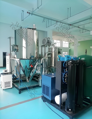 Máy sấy phun cấp thực phẩm và tùy chỉnh dành cho bột máu với hiệu suất sấy khô 70%