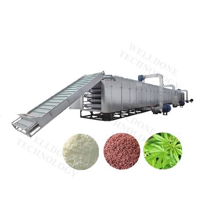 Máy sấy dây đai lưới tiết kiệm năng lượng cho thực phẩm và sản phẩm hóa chất