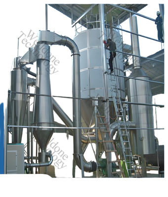 Máy sấy phun natri silicat tiết kiệm năng lượng và thân thiện với môi trường