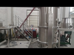 Điều khiển màn hình cảm ứng 75% Granulator giường chất lỏng dọc 50-250°C