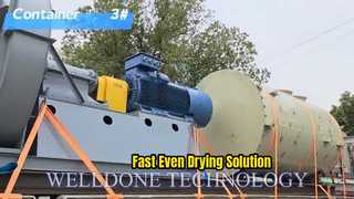 Máy sấy vụn bánh mì muối nhanh chóng